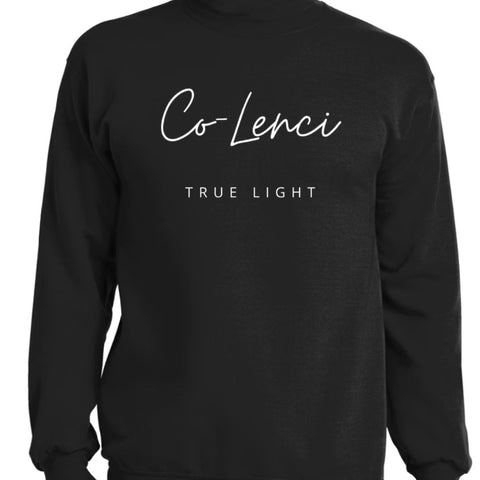 Classic Black Unisex Crewneck